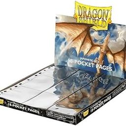 Dragon Shield Binder Pages – 18 Pocket Clear with Black Back – 50x18 Binder Pages - Trading Cards – Card Games - Compatible with Pokemon, Yugioh, and Magic The Gathering MTG TCG OCG & Hockey Cards-picture-11