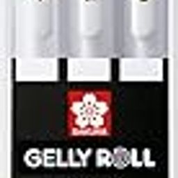 SAKURA Royal Talens Gelly Roll Pen, White, Assorted Sizes, Fine/Medium/Bold -3 Pen Set-23
