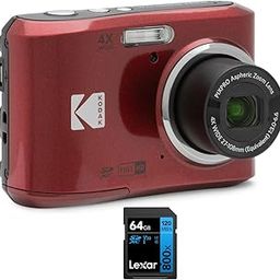 Kodak FZ45RD PIXPRO 16MP Digital Camera Red Bundle with Lexar 64GB High-Performance 800x UHS-I SDHC Memory Card Blue Series-image-57