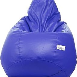 Sattva Classic Bean Bag Cover (Without Beans) XL Size - Royal Blue-picture-16