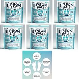 Epsom Salt Foot Soak, Soothes Foot Pain & Burning, Eucalyptus Scented - 6 Packets-image-77