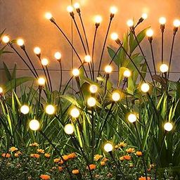 ZFNN Solar Lights Outdoor Garden – 6 Pack Solar Firefly Lights, Starburst Swaying Lights, Waterproof Solar Decorations for Yard Patio Pathway Lawn Gardening Gifts-image-56