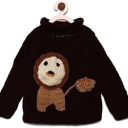 Baby Girl's and Boy's Fit Sweater- Brown (Brown)-image-1