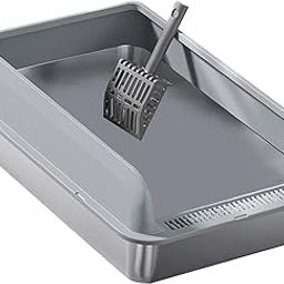 LICHTS®Cat Litter Easy to Clean Anti for Small and Large Cats Cat Toilet Light Grey and L|Pet Supplies | Cat Supplies | Litter Boxes|1X Cat Litter-image-10