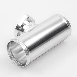 HEAVENGLOW Trade Car Turbo Blow Off Valve Rs S Type Flange Aluminum Adapter Pipe 2.5" Silver-picture-8