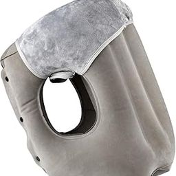 Swet Inflatable Travel Pillow,Airplane Pillow with Super Soft Slipcover,Fabric PVC, Big Valve Design Inflate and Deflate(Multi-Color)-image-126