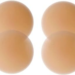 Nipple Cover Silicone Pasties Reusable No Show Bra for Women (Skin Friendly self Adhesive Washable Breast Petals pad Covers Lingerie, Shoulder Less Backless Dresses) - (Std Pkg) (2 Pair)-image-71