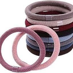 10 PCS Hair Band for Women Ponytail Elastic Hair Ties for Women Thick Rubber Bands for Hair Rubber Band for Women Stylish-image-39