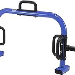 CAP Barbell Deluxe Open Trap Bar, Hex Bar, Shrug Bar, Deadlift Bar for Olympic and Standard Plates - Blue-22
