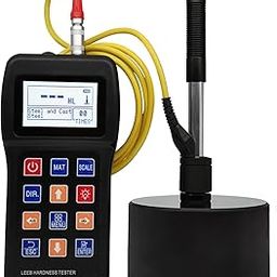 Metellme Portable Hardness Tester Kit, 7-in-1 HL, HV, HB, HRC, HRB, HRA, HS, Battery Powered, Rockwell Metal Hardness Meter Durometer for Steel, Aluminum Alloy, Copper-14