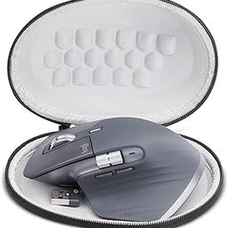 CareFlection Storage Travel Case for Logitech MX Master 3,Logi Master 2S/3S,G604 G602 G700S Wireless Bluetooth Mouse Portable Carry Cover Hard Drop + Water + DUST proof Eva Bag Pouch safe Cushion Box-28