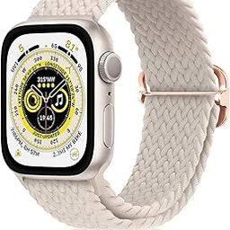 Mosmoc Compatible with Apple Watch Straps 45mm 44mm 42mm 49mm and 41mm 40mm 48mm, Solo Loop Nylon Braided Replacement Band for iWatch Series 9 8 7 6 5 SE/SE2 4 3 2 1 Ultra2/Ultra (Watch Not Included)-28