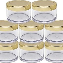 Zenvista Meditech Avnii Organic's Cosmetics Shan Jars with Very Beautiful Gold Lids, for Lip Balms and Skin Care- Pack of 8 ( Capacity 15 Gms)-24