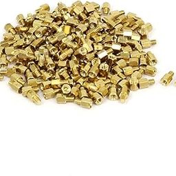 Sellify M3 x 5mm+4mm Male to Female Thread Brass Hex Hexagonal Standoff Spacers 200PCS-picture-12
