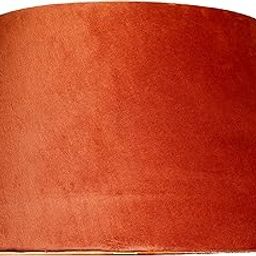 KAPOOR E-ILLUMINATIONS Brick Red Velvet Fabric Hand Rolled Drum Shade for Table Lamps, Floor Lamps, Lampshade Suitable for Bedroom, Living Room, Home Decor and Decoration, 10 Inches (Brick Red)-image-53