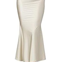 Women’s Perfect Curvy Look Saree Shapewear (1191-Pearly Vanilla-3XL-1) White-image-80