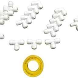 SAHAJ SALES Plastic Connector Pack for RO UV UF Pipes Tubes Water Filters Purifiers (White)-image-10