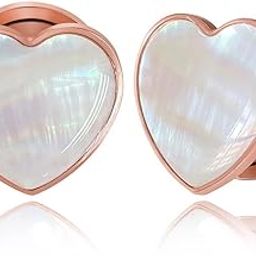 2 PCS 6mm-25mm Hypoallergenic 316 Stainless Steel Elegant Conch Ear Tunnels Plugs Ear Gauges Stretcher Body Piercing Jewelry for Women Men-image-34
