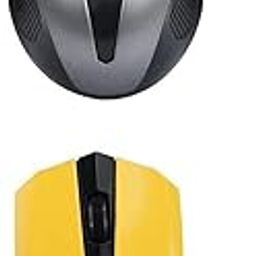 MERISHOPP 2X 2.4 G High Precision Wireless Optical Mouse Receiver Yellow Grey|Computers/Tablets & Networking | Keyboards, Mice & Pointers | Mice, Trackballs & Touchpads-11