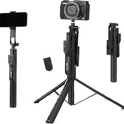 Amazon Basics Long Selfie Stick Tripod Stand with Hand Grip | Anti Shake, Upto 172 cm extendable | for Mobile, Gopro, Camera & Ringlight-9