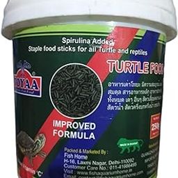 GAURVI ENTERPRISES Toya Turtle Food and Food for Reptiles Spirulina Added (250 Gm), All Life Stages, stick-image-73