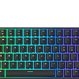 FOXXRAY HKM-S93 Hot-Swappable Mechanical Keyboard with Blue Switch, RGB Backlit Wired Gaming Keyboard, Double Shot Keycaps, Detachable Type-C Cable, 84 Key Layout Mini Size-image-57