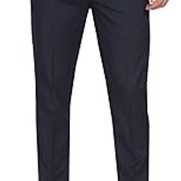 Twill Solid Smart Flex Formal Trousers-picture-48