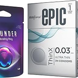 MANFORCE Epic ThinX 0.03mm Ulara Thin Condom (Set of 2 6 Sheets) | Manforce Epic Ring for condom| Ultra Comfort, Easy Fit & Waterproof-picture-24