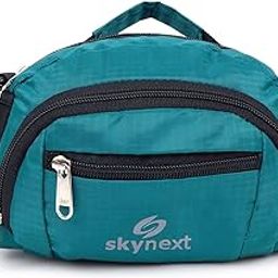 Polyester Waist Bag for Men, Women/Fanny Pack for Hiking Travel Camping Running Sports Outdoors/Money Belt with Adjustable Strap (Teal Green)-image-50