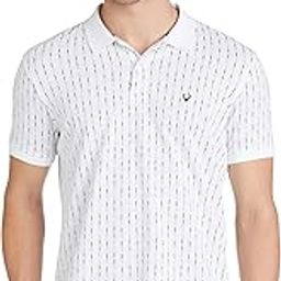 Men's Regular Fit All Over Printed Polo T-Shirt-13