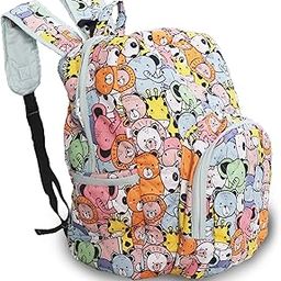 Kradyl Kroft Diaper Bag Backpack quilted Baby Diaper Maternity Baby Changing Bags (Happy Zoo)-image-73