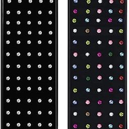FASHIONS Multicolor Silver stone metal nosepin with piercing naak ki bali tiny ring for women - 120 PCS-14