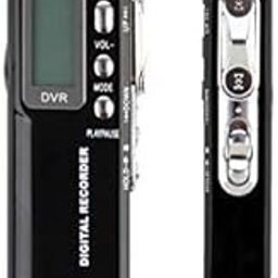 TIWCEM Spy Digital Voice | Recorder for Lectures | Meetings | Class upto 8GB Memory & Store 160 Hours Sound & Audio Recording | Dictaphone Device with Playback(Black)-7