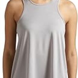 Women's Athletic Tank Top, Sleeveless Workout Vest, Lightweight Running Top, Grey-image-85