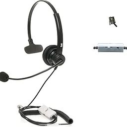 VISBR Professional Single Ear Noise Canceling Office/Call Center Headset with Rj9 Quick Disconnect Cord Works with Cisco, Avaya, Polycom, Mitel, Yealink, Grandstream, NEC, Nortel, Shoretel, Allworx &-image-21