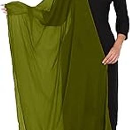 MYRAH Chiffon Solid Casual Daily Use Dupatta For Women's & Girls Length - 2.50 Meter_-image-40