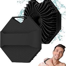 Plexaris Silicone Body Scrubber, Silicone Scrubber for Body, Dry Body Brush for Bathing, Bath Scrubber for Body for Gentle Exfoliating for Women, Men and Babies with Sensitive Skin-13