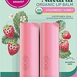 EOS 2 Piece Organic Lip Balm Stick, Strawberry Sorbet, 0.28 Ounce-31
