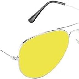 Stylish Casual Metal Silver Polarized Female Sunglasses K-avtr slvr ylo dc_bz-image-47