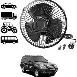MATIES 12V/6inch Steel Rotable Black Car Interior Fan Suitable For Car,Van,Auto,Truck,Tractor 219-picture-28