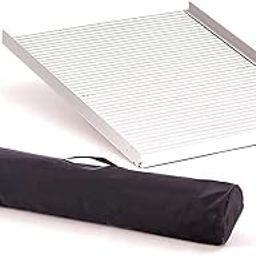 KosmoCare Roll-Up Portable Ramps 90cms| Durable Aluminum Accessibility Solutions for Wheelchairs & Mobility Aids | Easy Access, Threshold Ramp, Wheelchair Ramp for Home Steps Stairs Doorways-27
