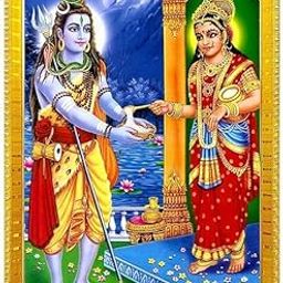 Maa Annapurna Devi Religious Wall Art Photo Frame for Home Mandir Office Living Room Laminated Without Glass D001 (5 x 7 Inch)-image-93