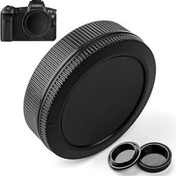 Power Smart EOS R Front Body Cap & Rear Lens Cap Cover for EOS R EOS RP More eos RF Mount DSLR and Lens Accessories-image-90