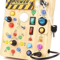 Joyreal Busy Board for Kids (Wooden, one Size)-image-16