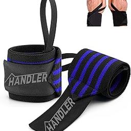 Handler Cotton Wrist Wraps Gym Wrist Straps for Weightlifting Wrist Support for Powerlifting, Bodybuilding & Strength Training Gym Wrist Accessories for Men for Hand Grip Thumb Loop (Blue)-image-20