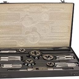 TOOLS BAE - Tap & Die Set M3-M12,Metric Sizes,Tap & Dies With Tap Wrench & Round Die Handle Complete Set !!-picture-7
