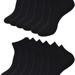 Men's Solid Colored Ankle Length Socks Made with 100% Combed Cotton & Spandex Combo Pack of 6 | Ultra Breathable Combed Cotton Socks for Men-11