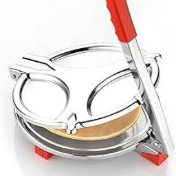 DAATAR Plastic Stainless Steel Puri Maker Press Machine - ROTI CHAPATI Presser for Home - PAPAD-KHAKHRA- Puri Maker Press Machine with Handle, Manual-12