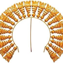 SHREEVARI Gold Plated Metal Arch for Lakshmi Pooja Decoration/Navaratri Pooja/Varalakshmi Pooja.-image-54