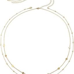Set Of 2 Gold-Toned Dual Strand Waist Chain For Women | Kamarband for Womens | Hip Chain Women Saree | Belly Chain-image-14